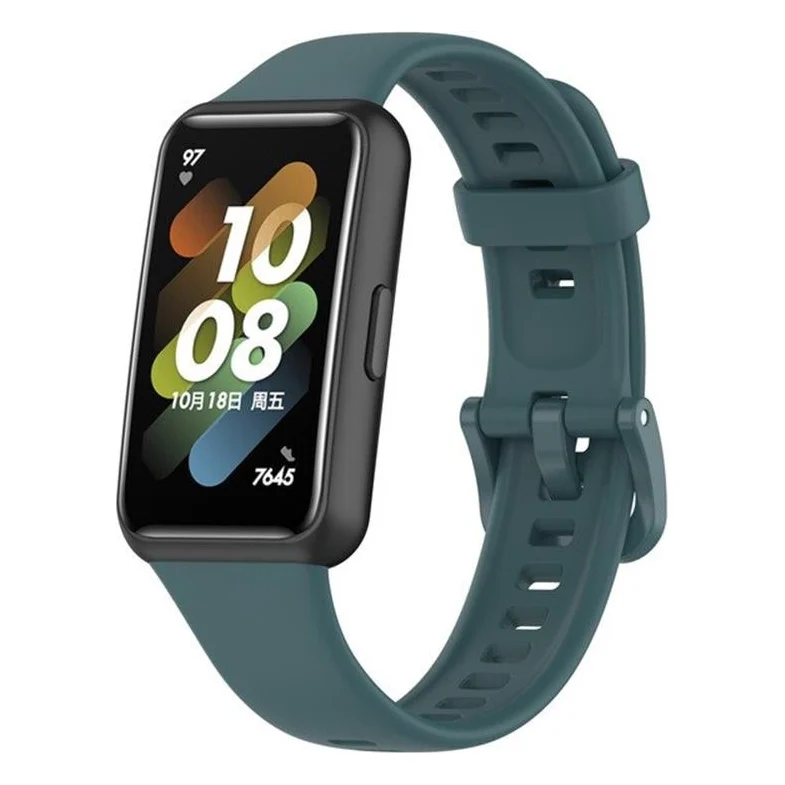 Ремінець до фітнес браслета BeCover для Huawei Band 7/Honor Band 7 Dark Green (709461)