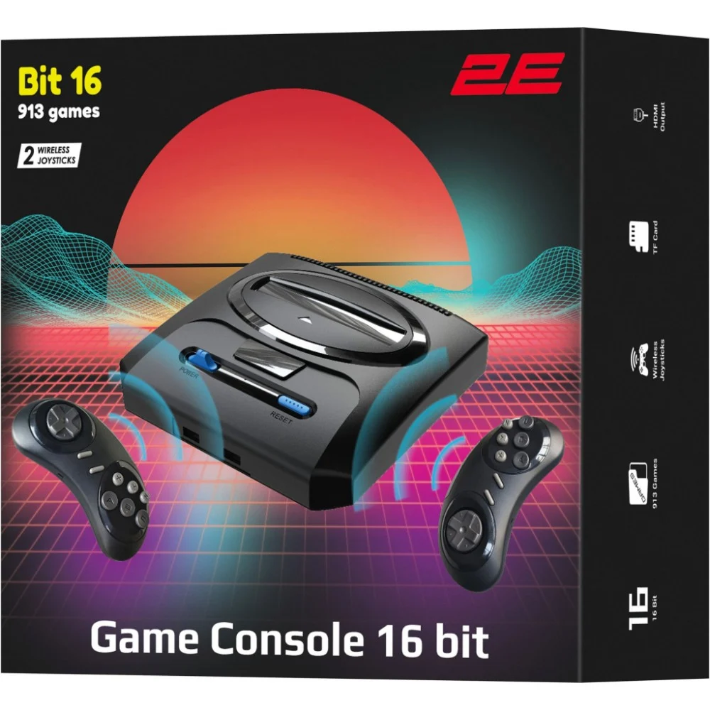 Ігрова консоль 2E Ігрова консоль 2Е 16bit HDMI (2 бездротових геймпада, 913 іг (2E16BHDWS913) — фото 9
