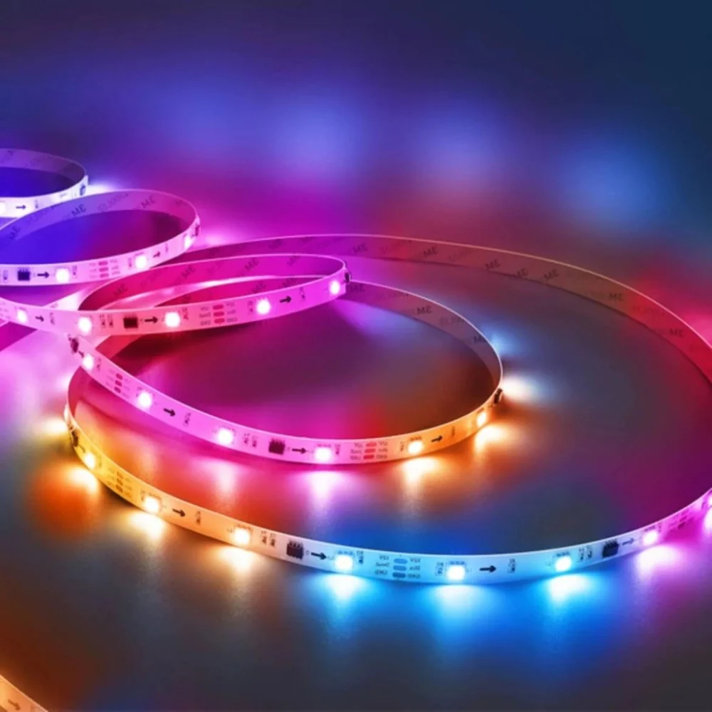 Світлодіодна стрічка Govee RGBIC Basic Wi-Fi + Bluetooth LED Strip Light With Protective Coating 5м Білий (H619A3D1) — фото 11