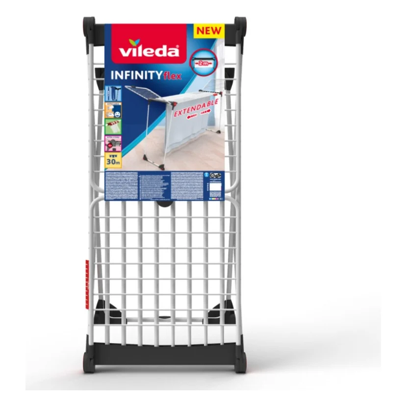 Сушарка для білизни Vileda Infinity Flex для великогабаритних речей 30 м (4023103229662/4023103201972) — фото 3