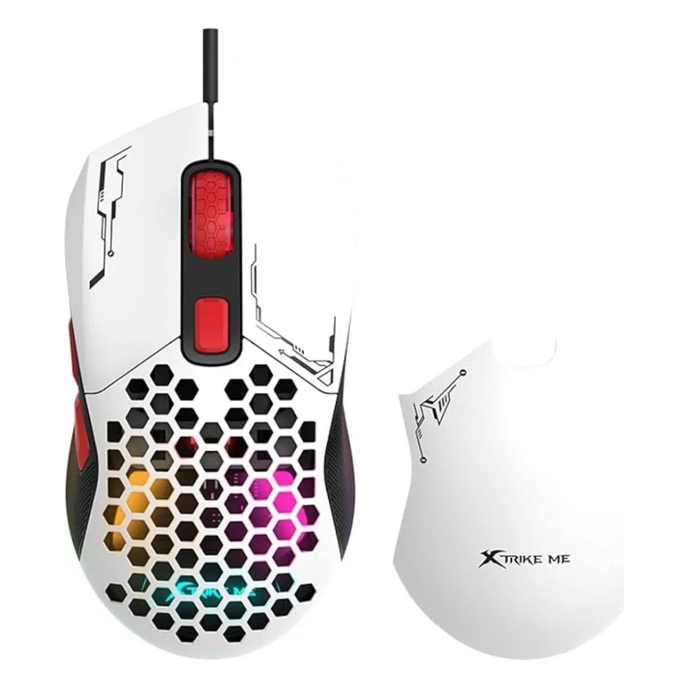 Мишка Xtrike ME GM-316W USB RGB White (GM-316W)