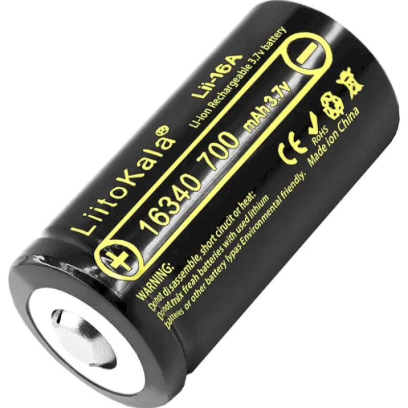 Акумулятор LiitoKala Li-Ion 16340 700mAh (Lii-16A)