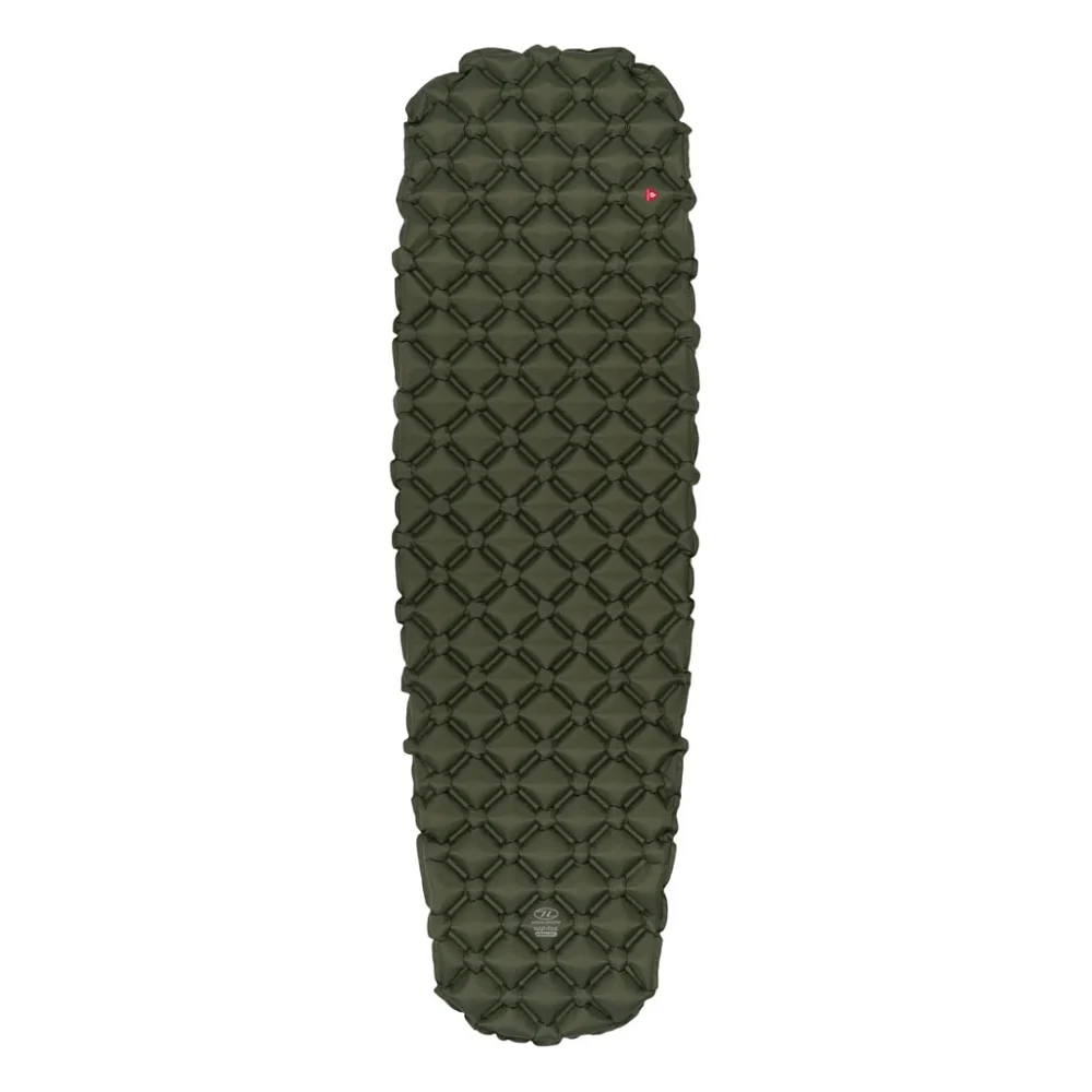 Туристичний килимок Highlander Nap-Pak Inflatable Sleeping Mat PrimaLoft 5 cm Olive (AIR072-OG) (930481)