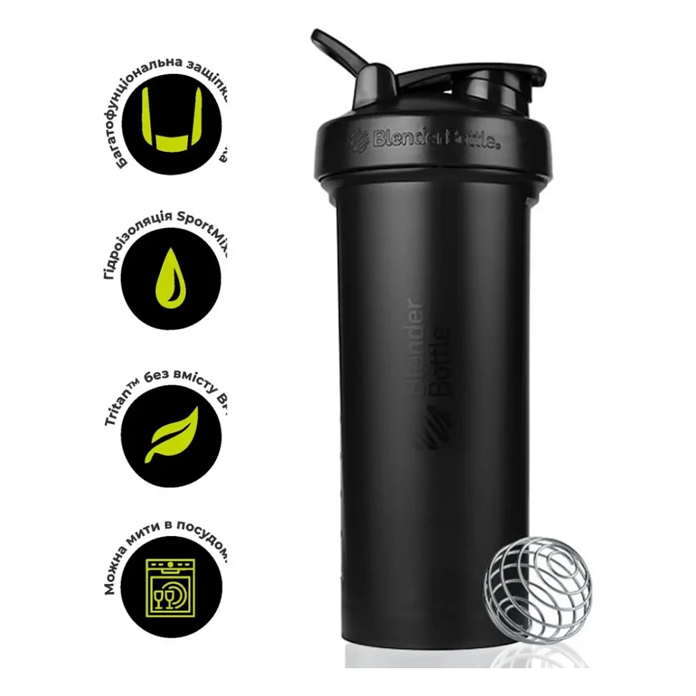 Шейкер спортивний BlenderBottle Pro45 1270ml Black (Pro45_Black)