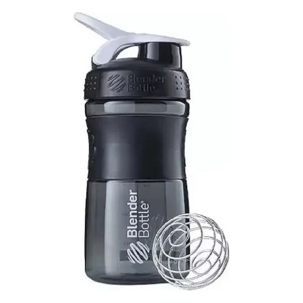 Шейкер спортивний BlenderBottle SportMixer 20oz/590ml Black/White (SM 20oz Black/White)