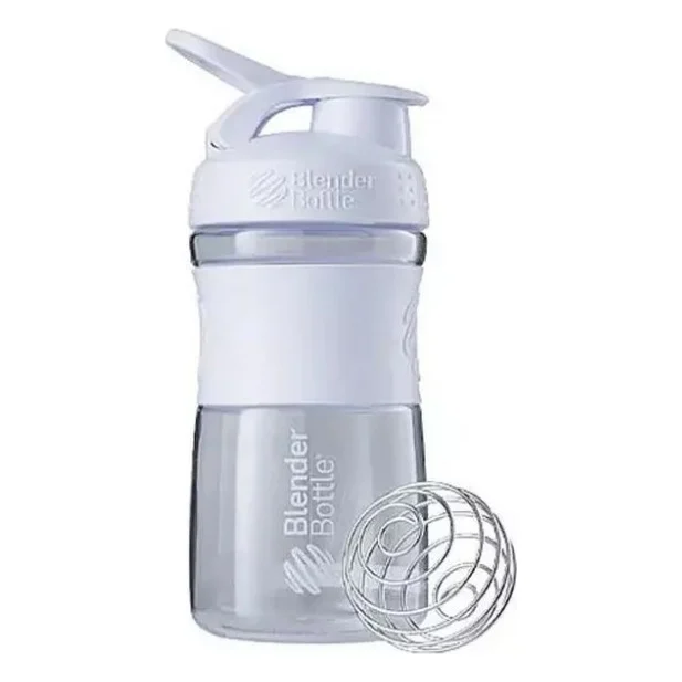 Шейкер спортивний BlenderBottle SportMixer 20oz/590ml White (SM 20oz White)