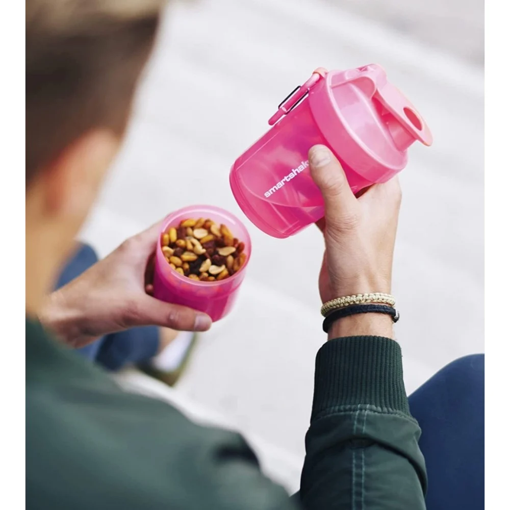 Шейкер спортивний SmartShake Original2GO 600ml Neon Pink (10560502) — фото 5