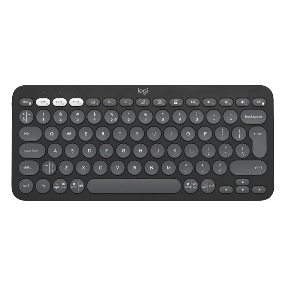 Клавіатура Logitech Pebble Keys 2 K380s Tonal Graphite UA (920-011851)