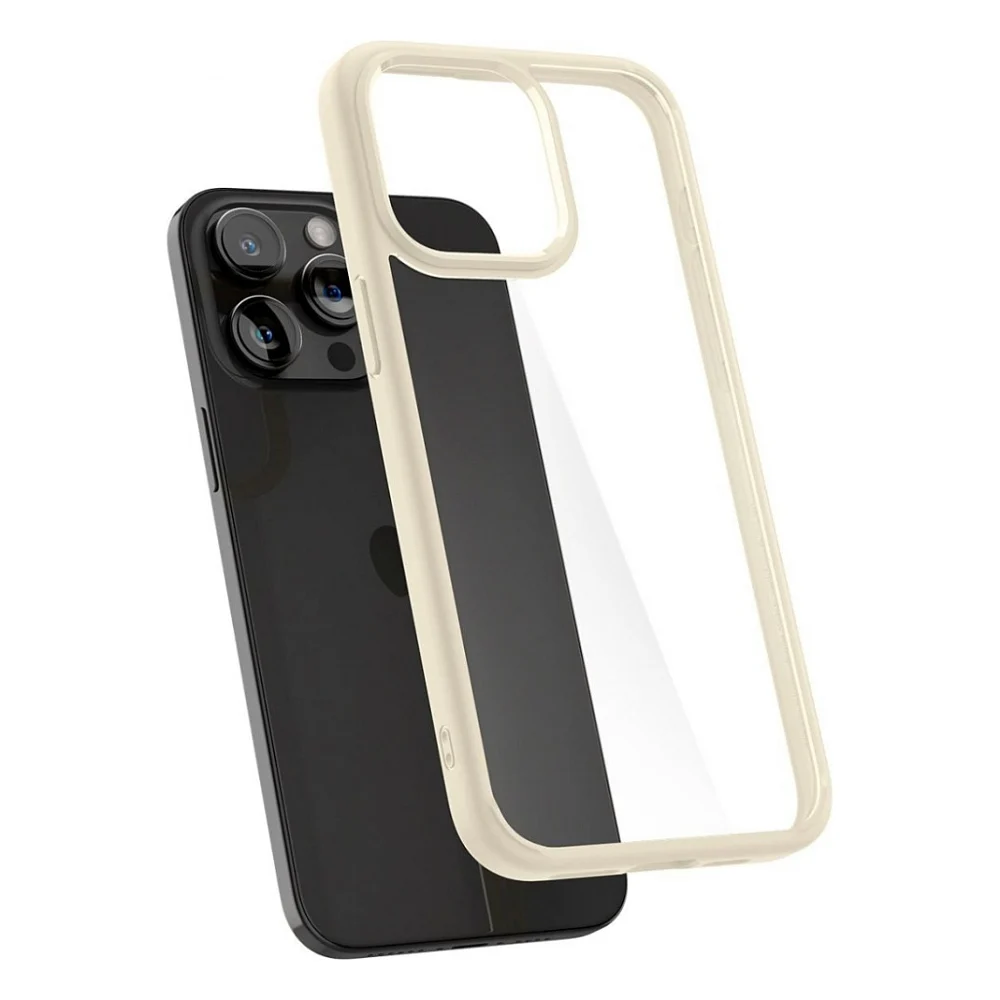 Чохол до мобільного телефона Spigen Apple iPhone 15 Pro Ultra Hybrid Mute Beige (ACS06712) — фото 8