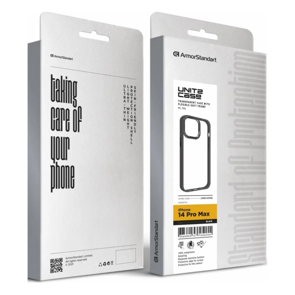 Чохол до мобільного телефона Armorstandart UNIT2 Apple iPhone 14 Pro Max White (ARM69959) — фото 5