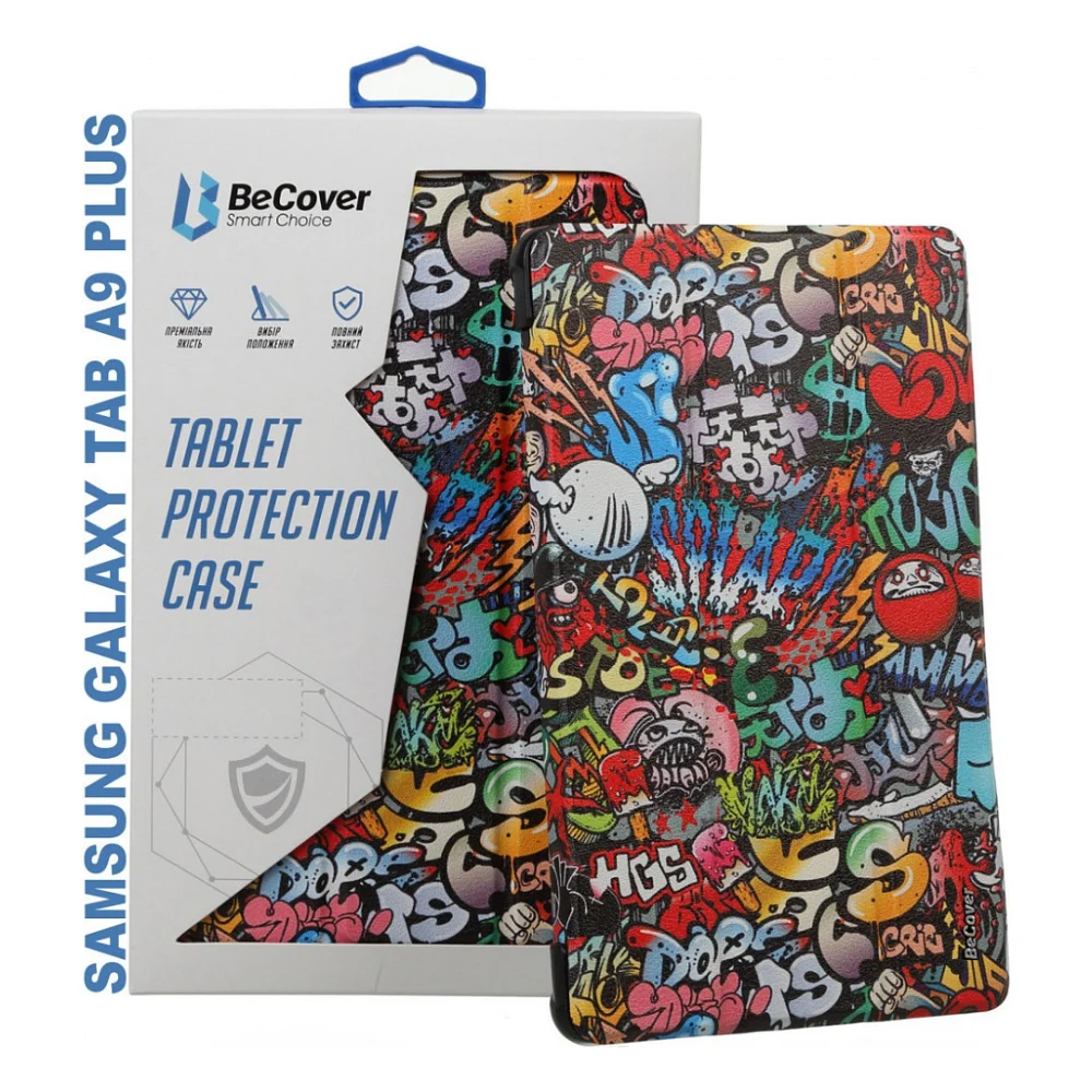 Чохол до планшета BeCover Flexible TPU Mate Samsung Tab A9 Plus SM-X210/SM-X215/SM-X216 11.0" Graffiti (710348)
