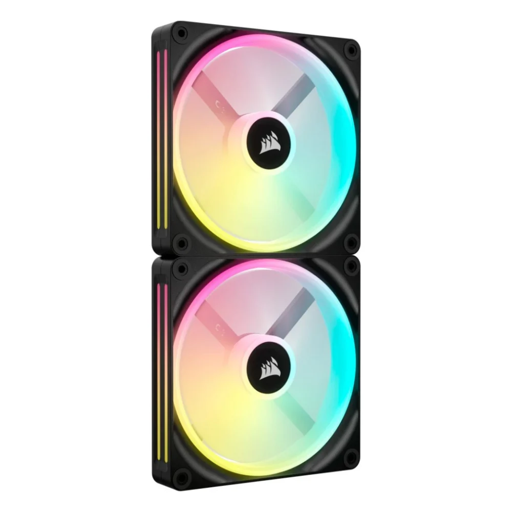 Комплект кулерів для корпусу Corsair iCUE Link QX140 RGB PWM PC Fans Starter Kit with iCUE LINK System Hub (CO-9051004-WW) — фото 7