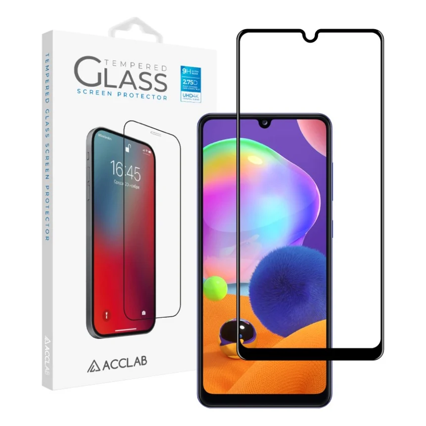 Скло захисне ACCLAB Full Glue Samsung A31 (1283126508578)