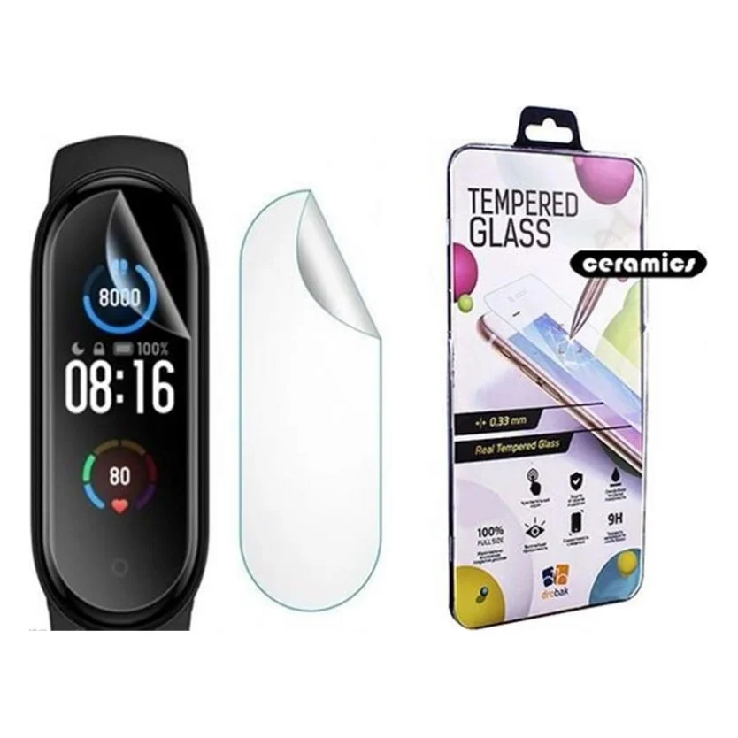 Плівка захисна Drobak Ceramics Mi Smart Band 6 NFC 2pcs (313165)