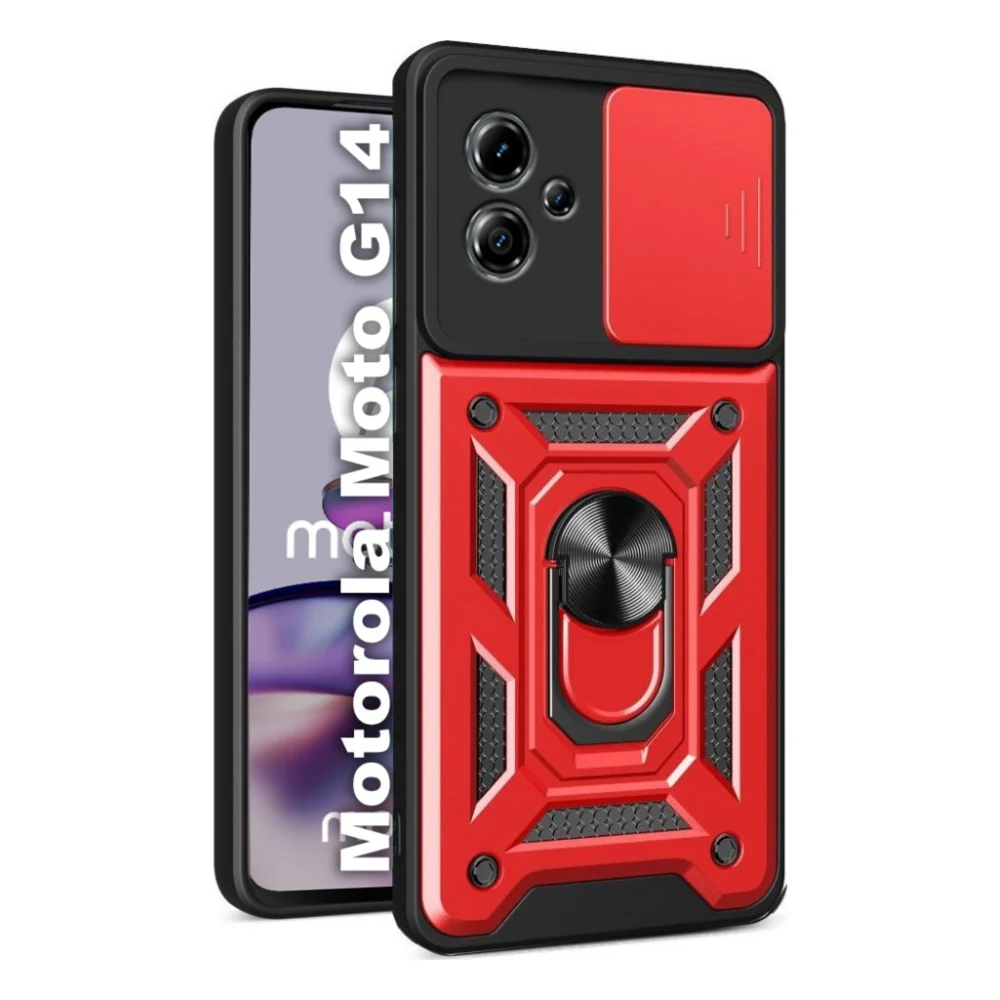 Чохол до мобільного телефона BeCover Military Motorola Moto G14 Red (709964)