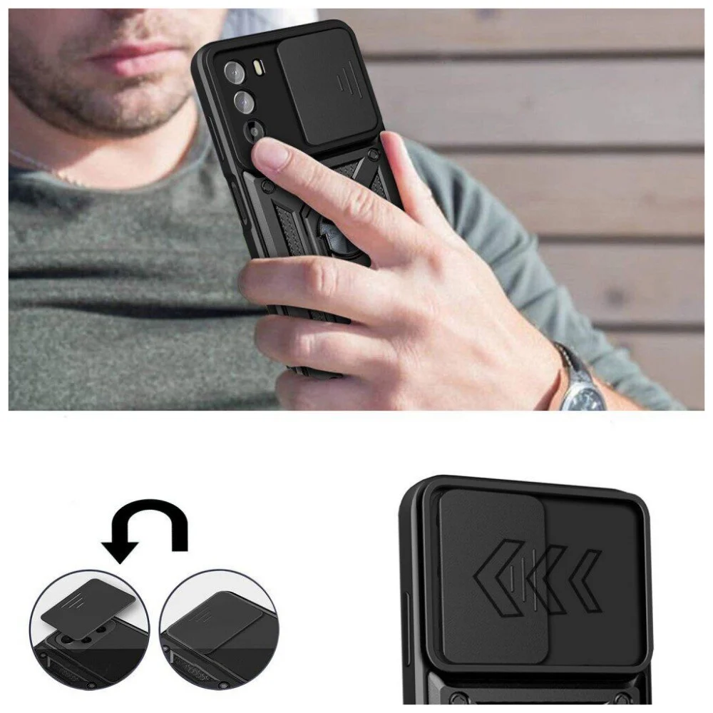 Чохол до мобільного телефона BeCover Military Motorola Moto G52/G82 Black (709972) — фото 5