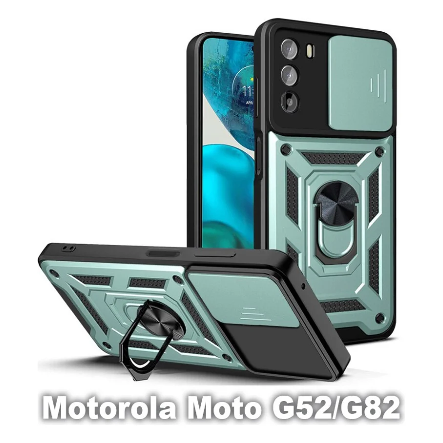 Чохол до мобільного телефона BeCover Military Motorola Moto G52/G82 Dark Green (709974)