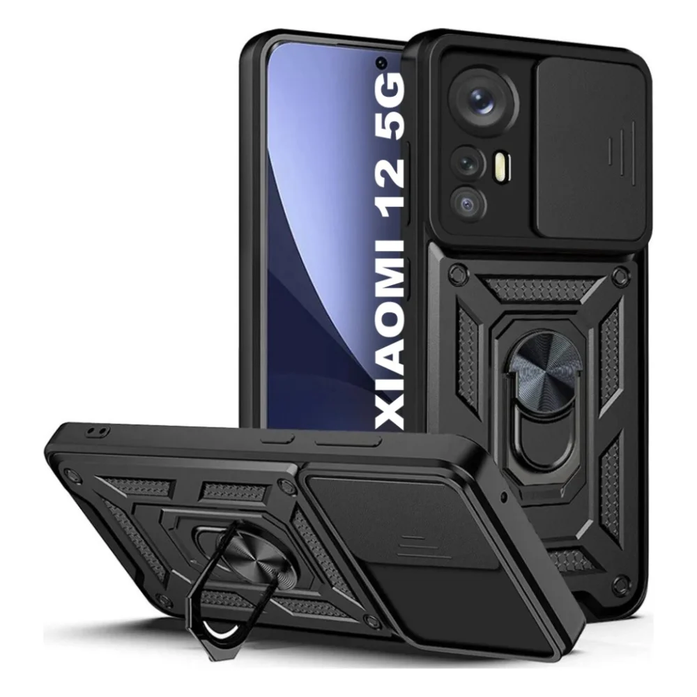 Чохол до мобільного телефона BeCover Military Xiaomi 12 5G Black (710019)