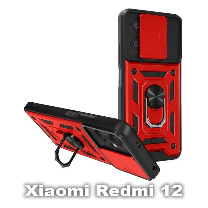 Чохол до мобільного телефона BeCover Military Xiaomi Redmi 12 Red (710013)