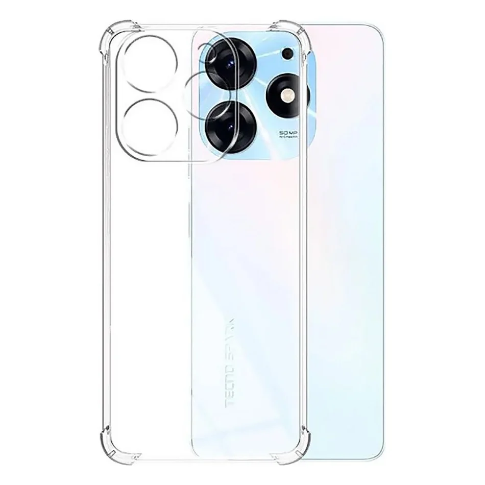 Чохол до мобільного телефона BeCover Anti-Shock Tecno Spark 10 Pro (KI7) Clear (709831)