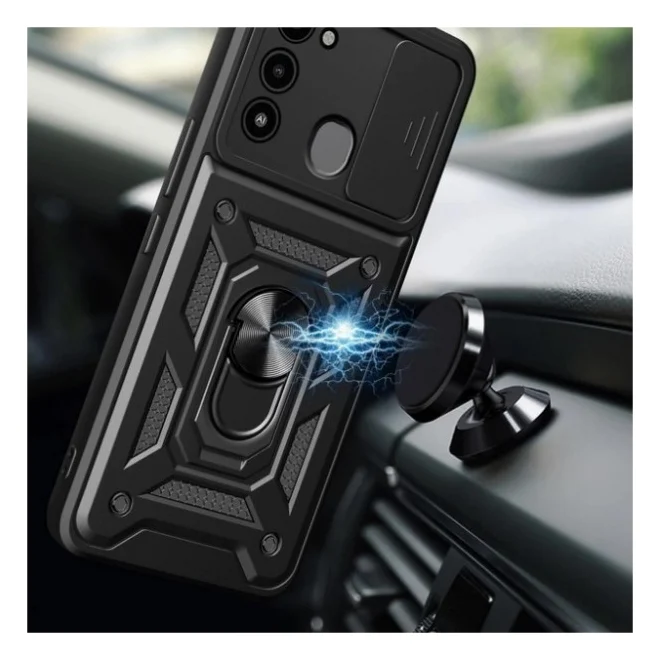 Чохол до мобільного телефона BeCover Military Tecno Spark 8C (KG5) Black (710005) — фото 6