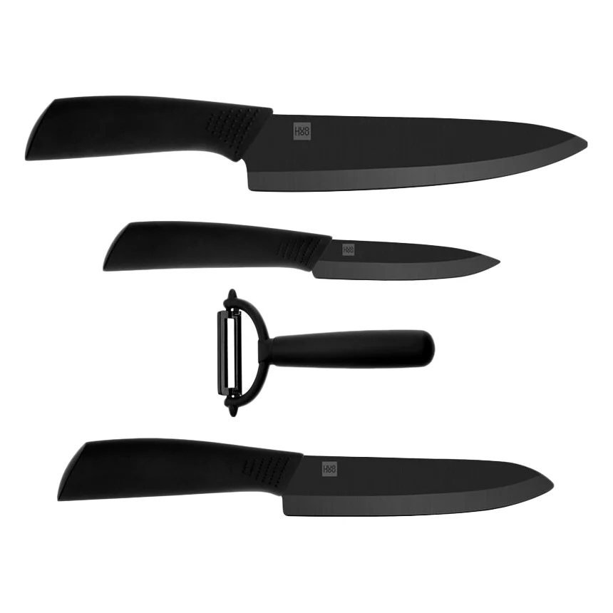 Набір ножів Xiaomi HuoHou Nano Ceramic Knife Set Black (HU0010)