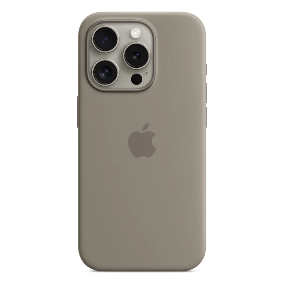 Чохол до мобільного телефона Apple iPhone 15 Pro Silicone Case with MagSafe Clay (MT1E3ZM/A)