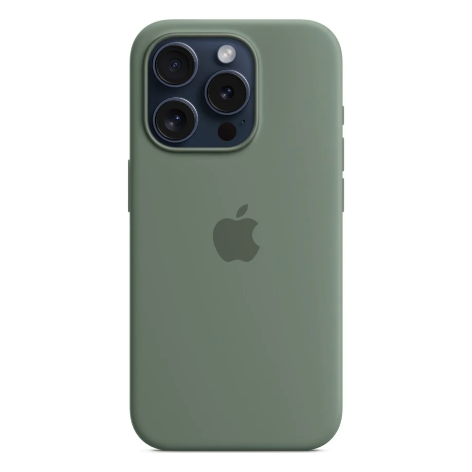 Чохол до мобільного телефона Apple iPhone 15 Pro Silicone Case with MagSafe Cypress (MT1J3ZM/A) — фото 2