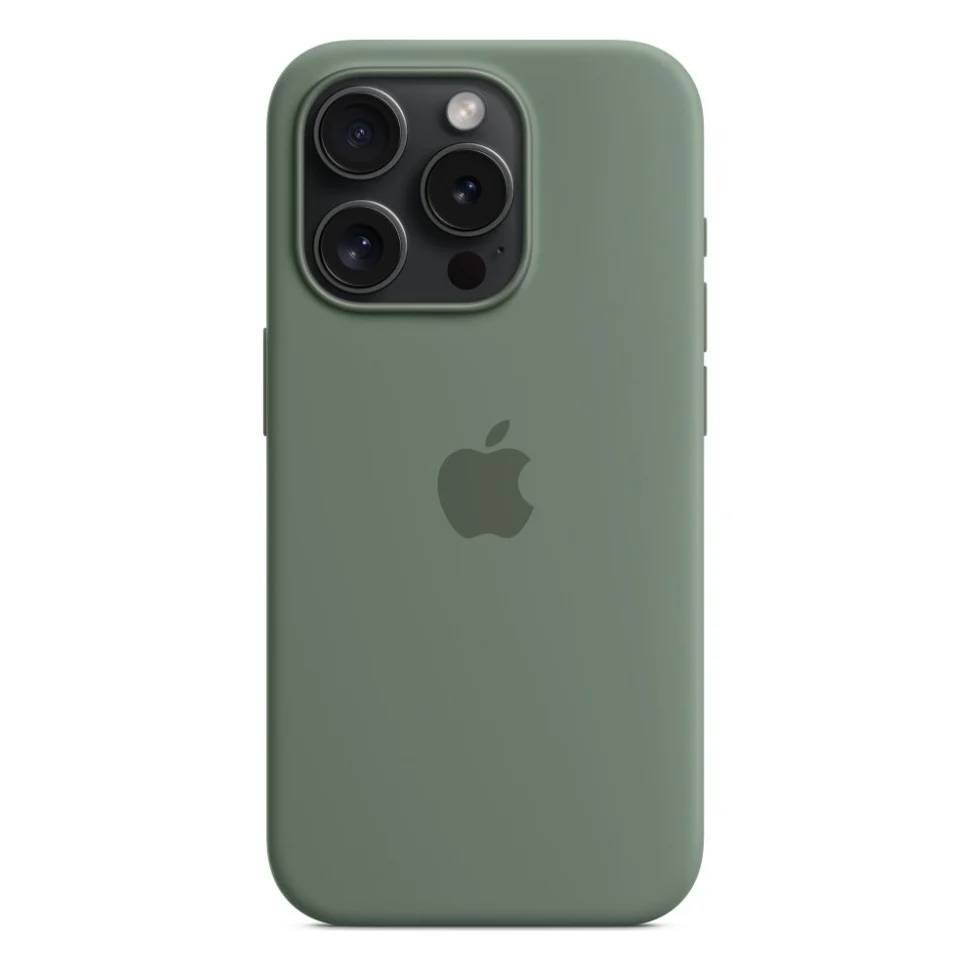 Чохол до мобільного телефона Apple iPhone 15 Pro Silicone Case with MagSafe Cypress (MT1J3ZM/A) — фото 4