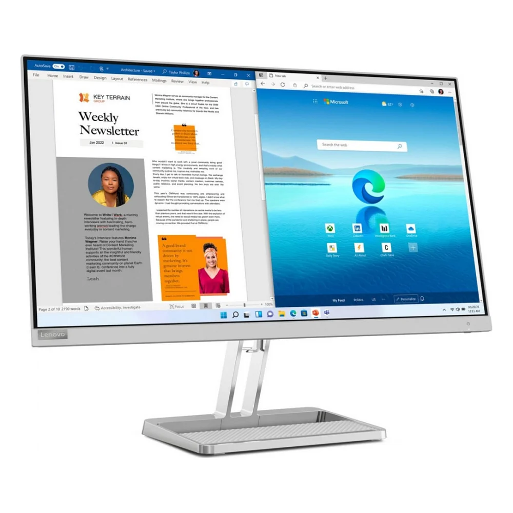 Монітор Lenovo L27i-40 (67ABKAC4UA) — фото 2