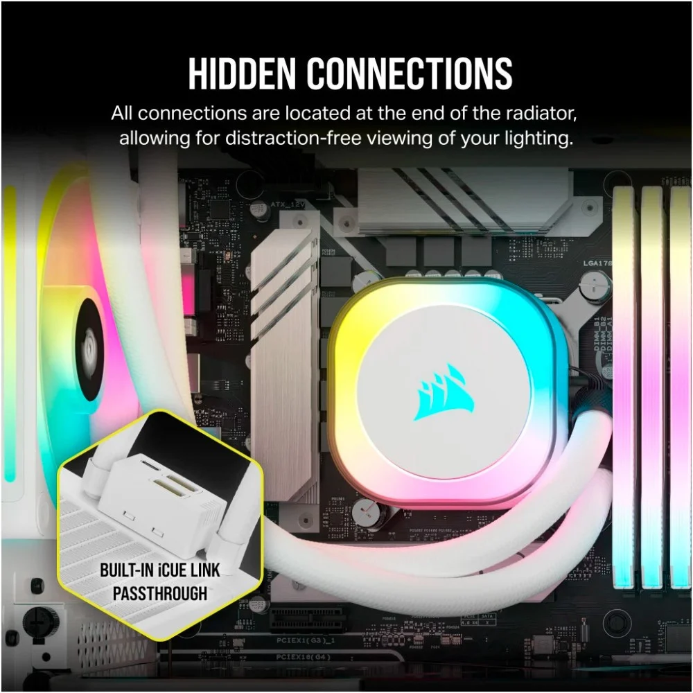 Система рідинного охолодження Corsair iCUE Link H100i RGB (CW-9061005-WW) — фото 12