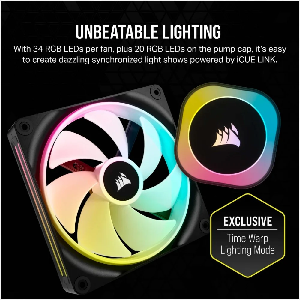 Система рідинного охолодження Corsair iCUE Link H170i RGB (CW-9061004-WW) — фото 12