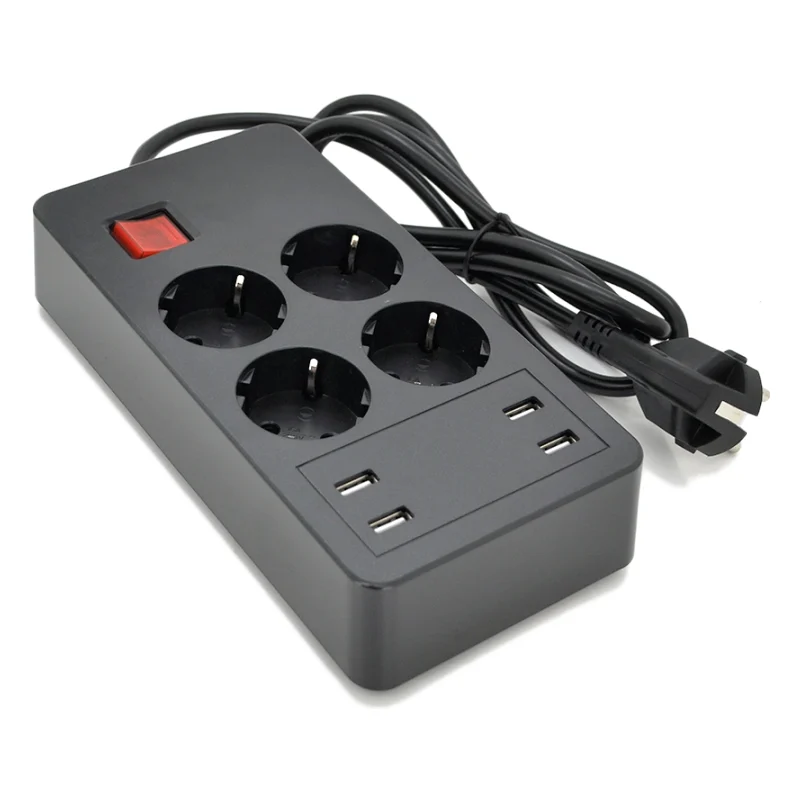 Мережевий фільтр живлення Voltronic P-EU4U4S-4000W Black