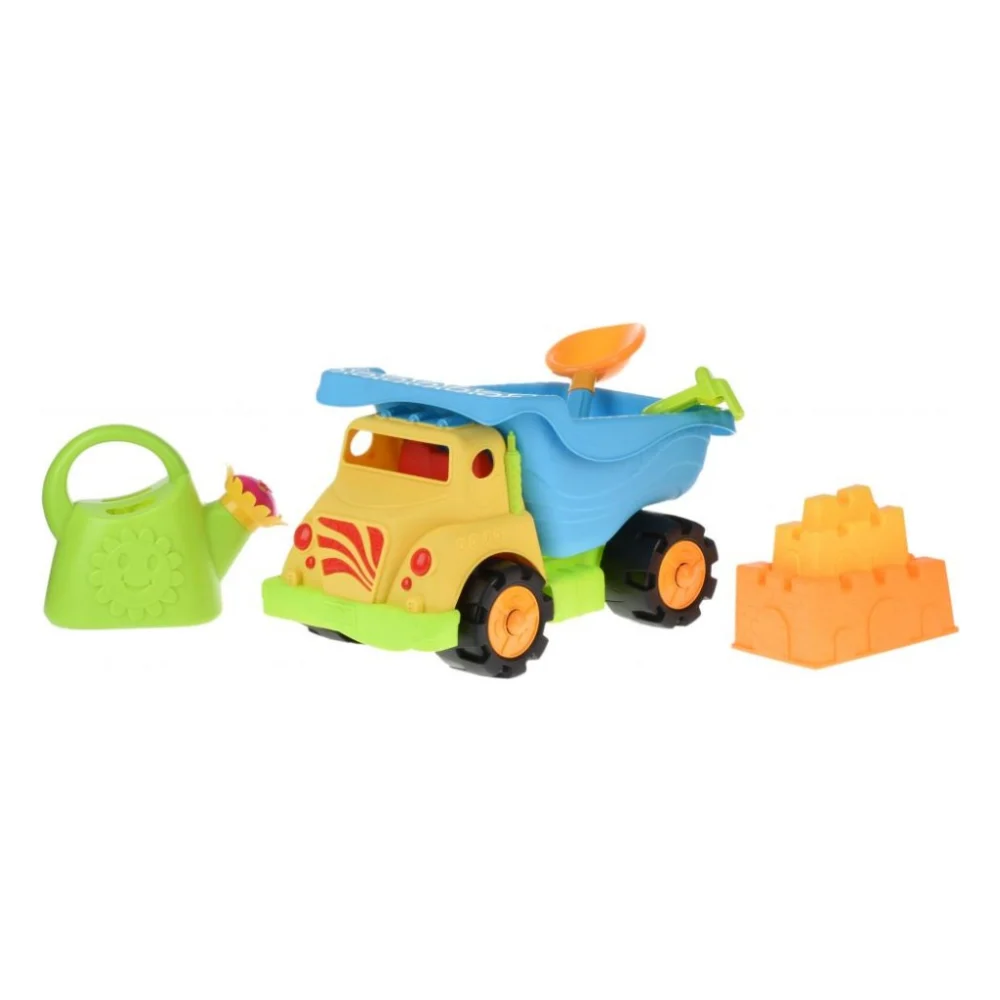 Іграшка для піску Same Toy 6 ед Грузовик Желтый (973Ut-2)