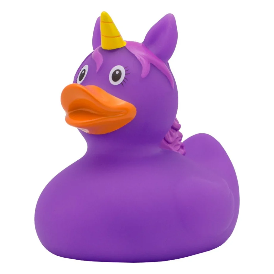 Іграшка для ванної Funny Ducks Качка Єдиноріг фіолетовий (L2090)