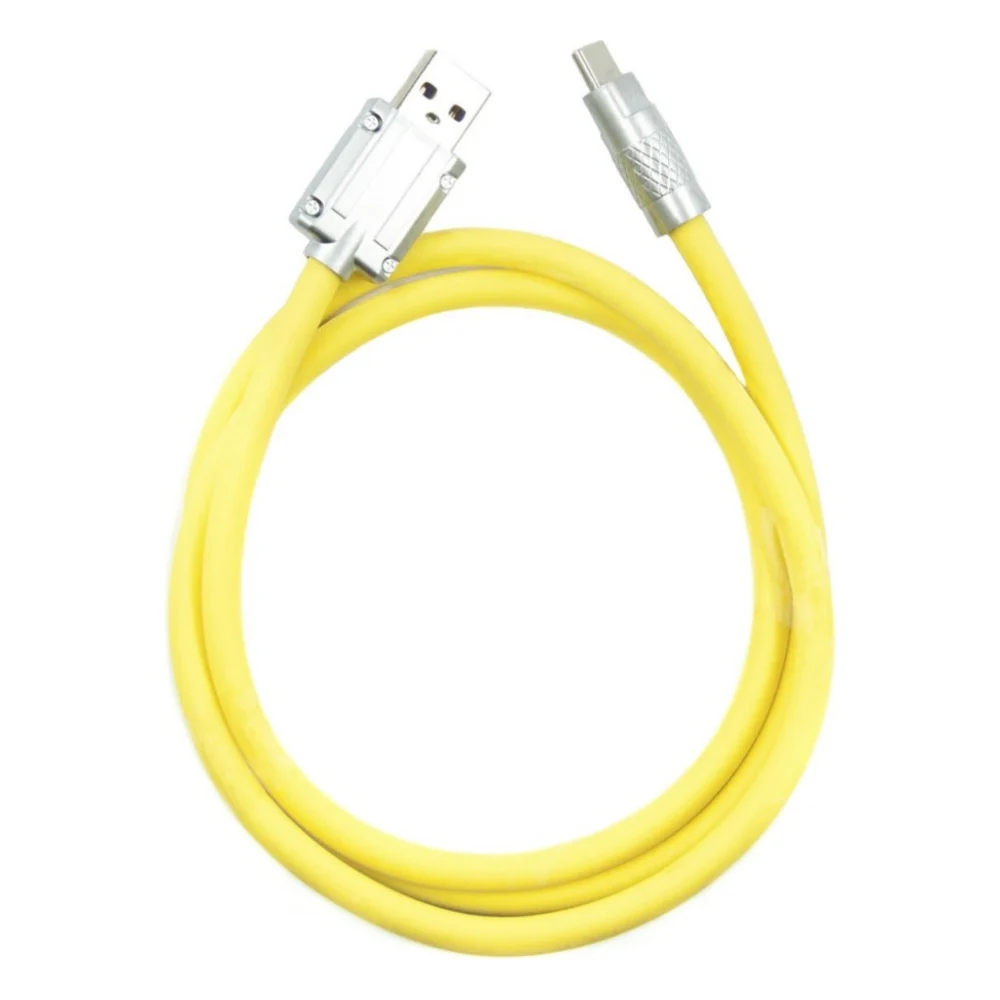 Кабель USB 2.0 AM to Type-C 1.0m yellow Dengos (PLS-TC-NS-YELLOW)