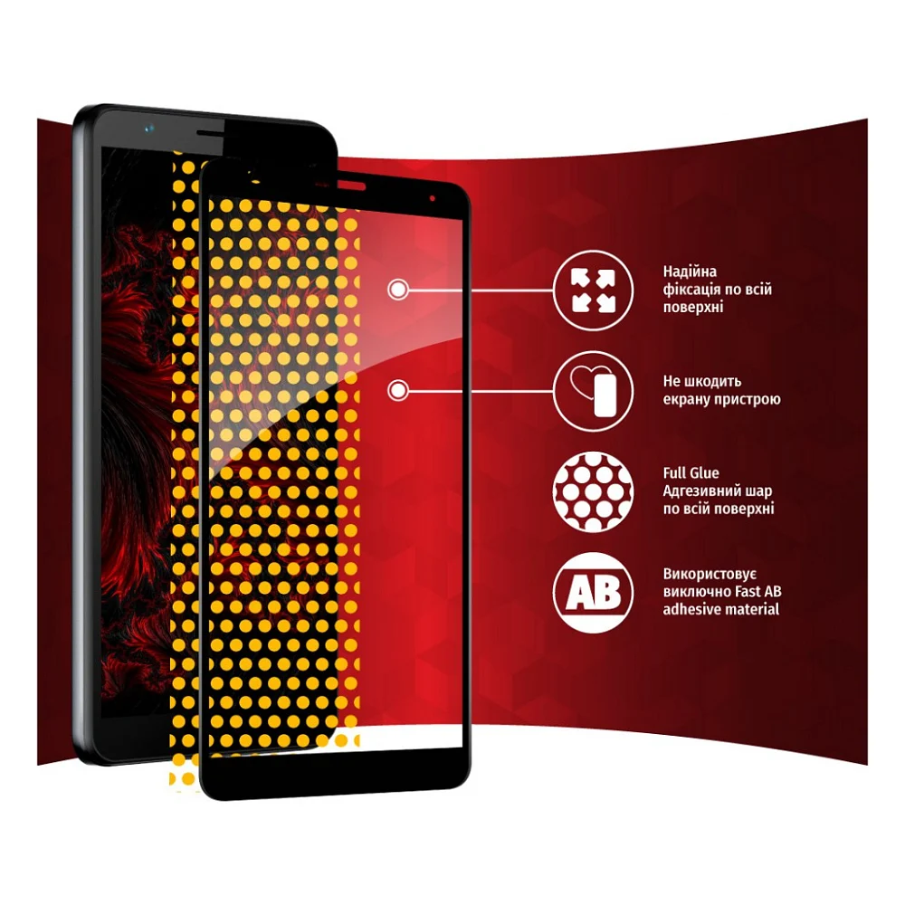 Скло захисне Intaleo Full Glue ZTE Blade A31 Plus (1283126523113) — фото 6