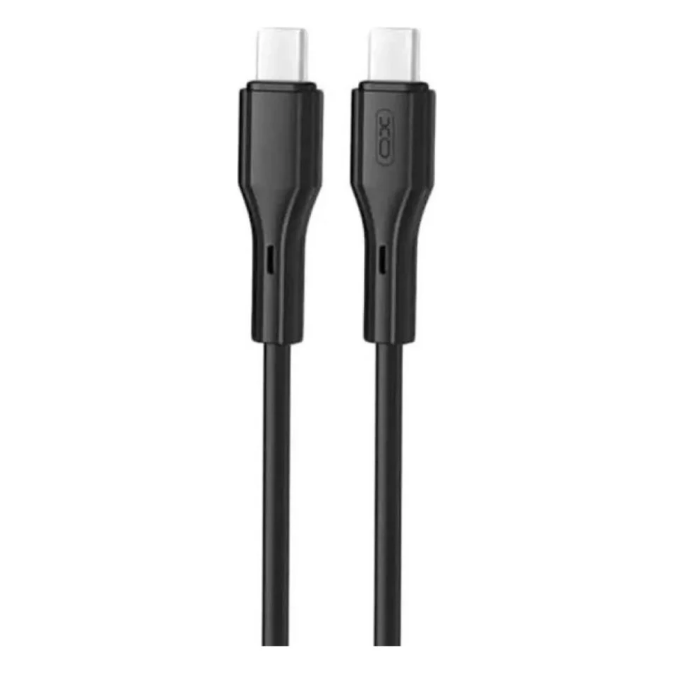 Кабель XO Type-C to Type-C NB-Q231B 60W 3A 1.0m Black