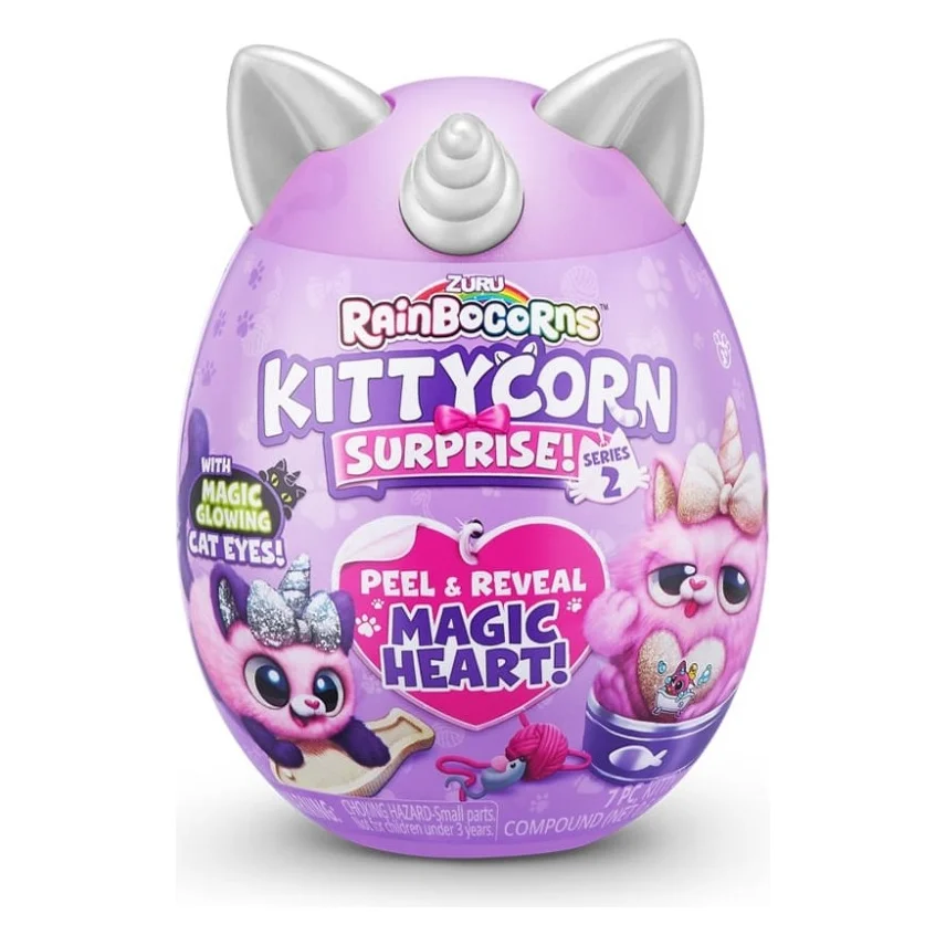 М'яка іграшка Rainbocorns сюрприз D серія 2 Kittycorn Surprise (9279D)