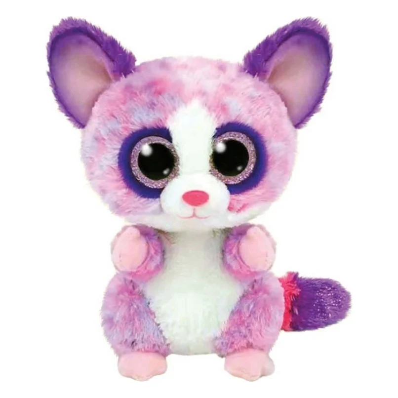 М'яка іграшка Ty Beanie Boo's Рожевий лемур BECCA 15 см (36395)