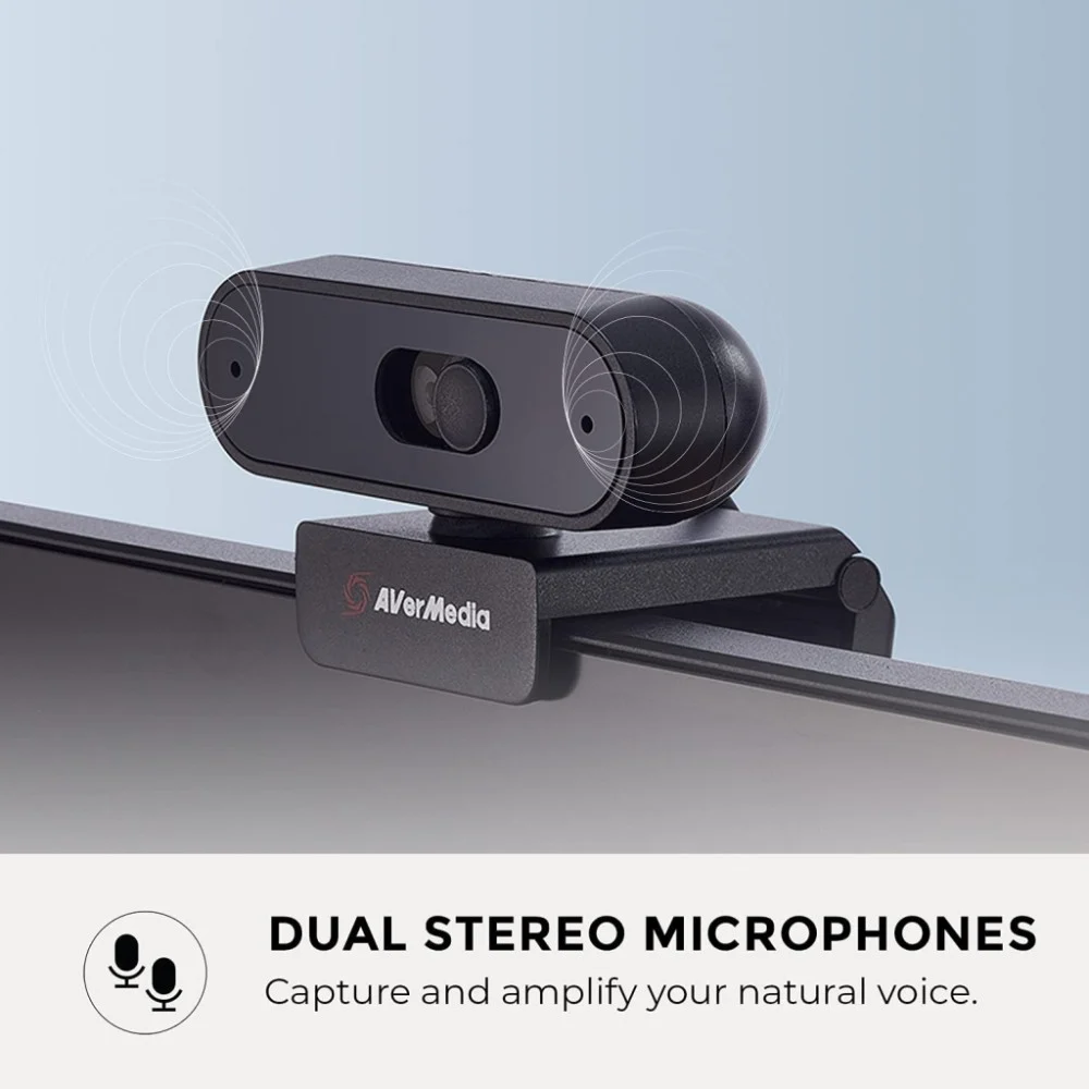 Веб-камера AVerMedia Live Streamer CAM PW310P Full HD Black (40AAPW310AVS) — фото 4