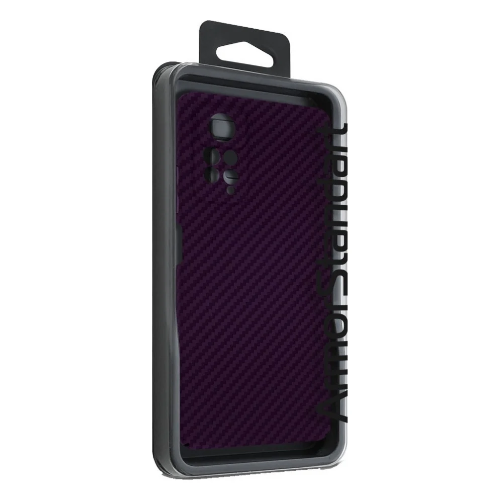 Чохол до мобільного телефона Armorstandart LikeCarbon Xiaomi Redmi Note 12 Pro 4G Purple (ARM71946) — фото 3
