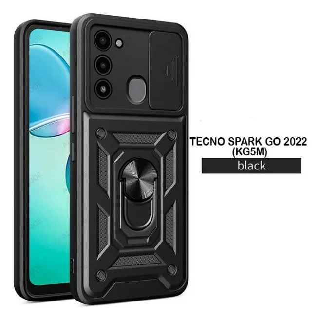Чохол до мобільного телефона BeCover Military Tecno Spark Go 2022 (KG5m) Black (710447) — фото 7