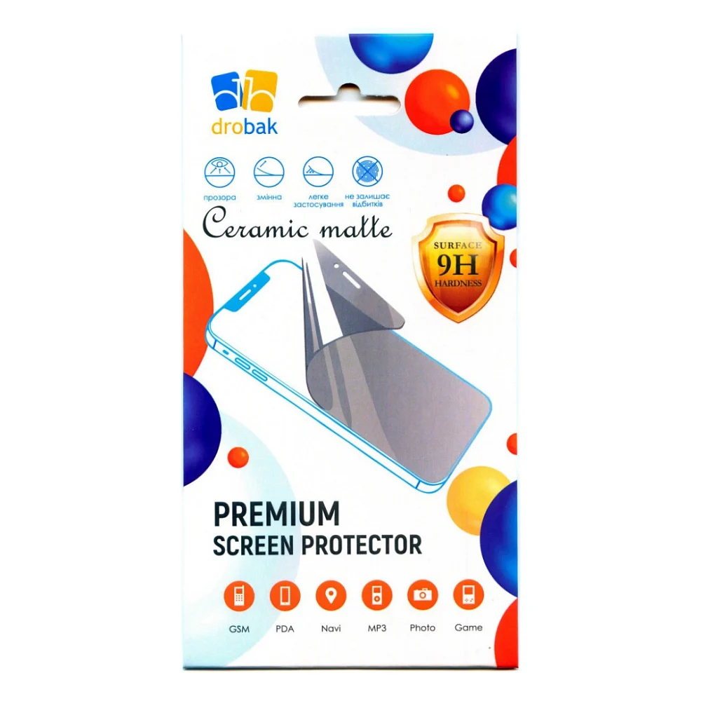 Скло захисне Drobak Matte Ceramics Xiaomi Redmi Note 12 Pro 4G (535380)