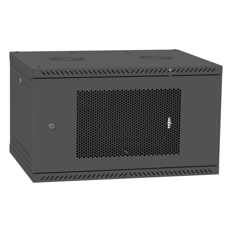Шафа настінна Ipcom 6U, 600*450, RAL9005 (СН-6U-060-045-ДП-9005)