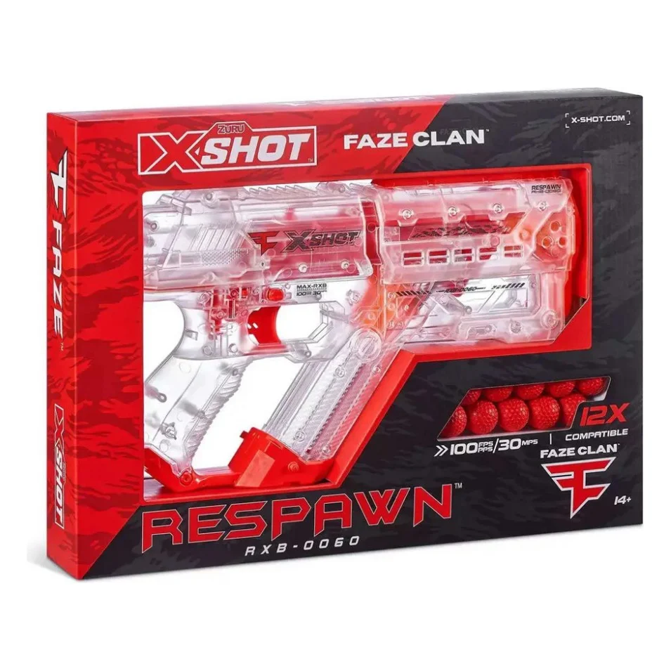 Іграшкова зброя Zuru X-Shot Швидкострільний бластер Chaos FAZE Respawn (12 кульок) (36499) — фото 5