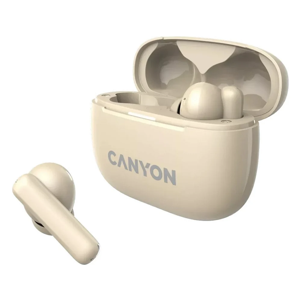 Навушники Canyon TWS-10 OnGo ANC ENC Beige (CNS-TWS10BG) — фото 4