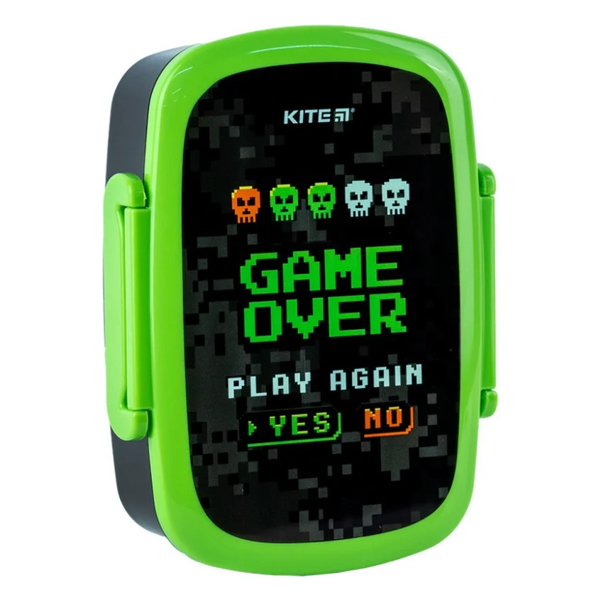 Ланч-бокс дитячий Kite Game over з наповненням 750 мл (K24-163-1)