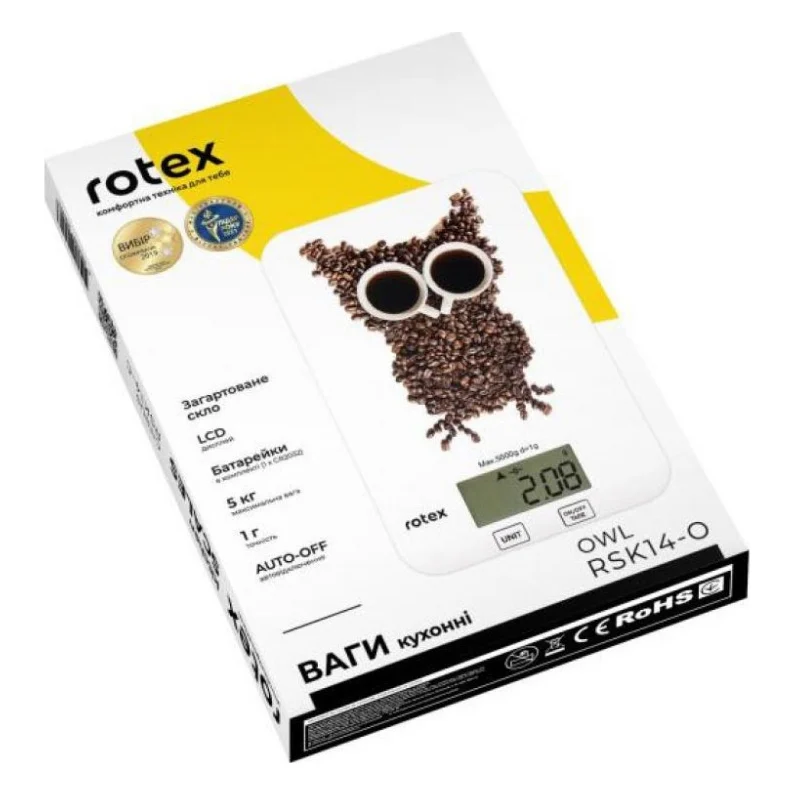 Ваги кухонні Rotex RSK14-O owl — фото 5