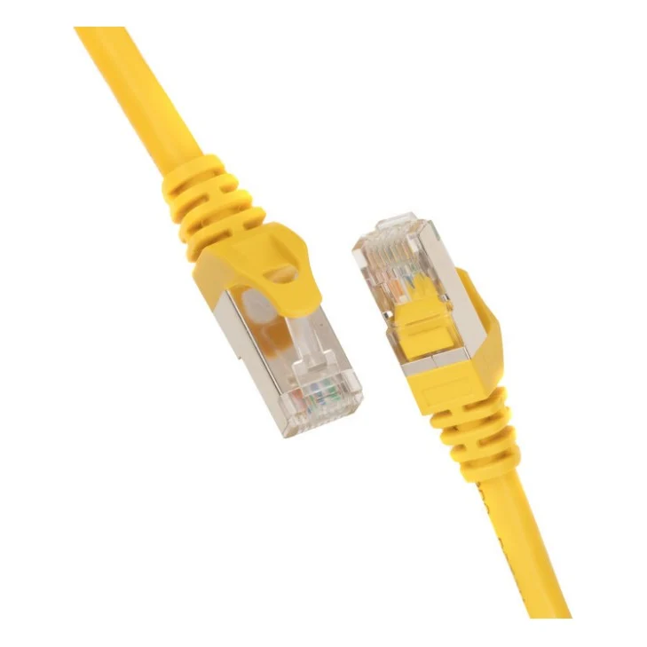 Патч-корд 1.50м S/FTP Cat 6 CU PVC 26AWG 7/0.16 yellow 2E (2E-PC6SFTPCOP-150YLW)
